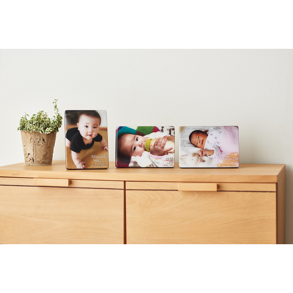 クリスタルフォトパネル３枚セット　Ｓ（お仕立て券）