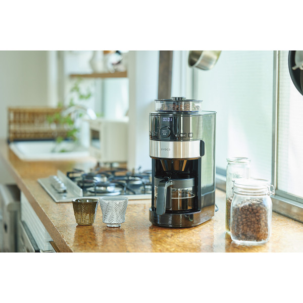 シロカ　コーン式全自動コーヒーメーカー