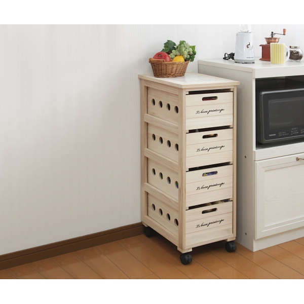 キッチン便利ストッカー（４段２個組）