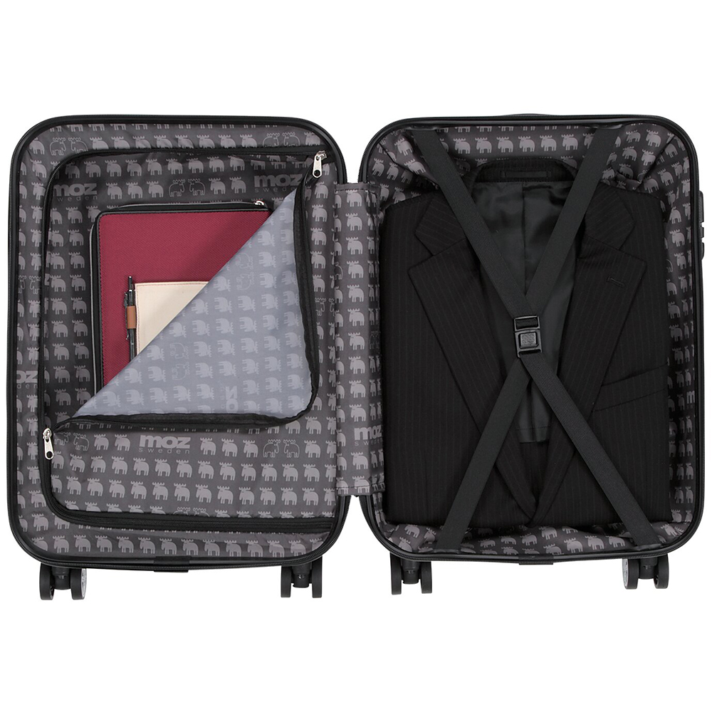 moz キャリーケース・ディパックセット シルバー モズ
