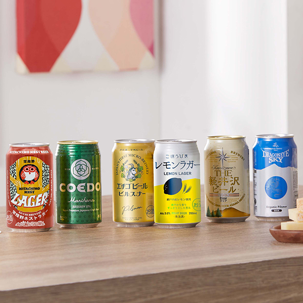 ＜日本のクラフトビ－ル＞　６種飲み比べセット